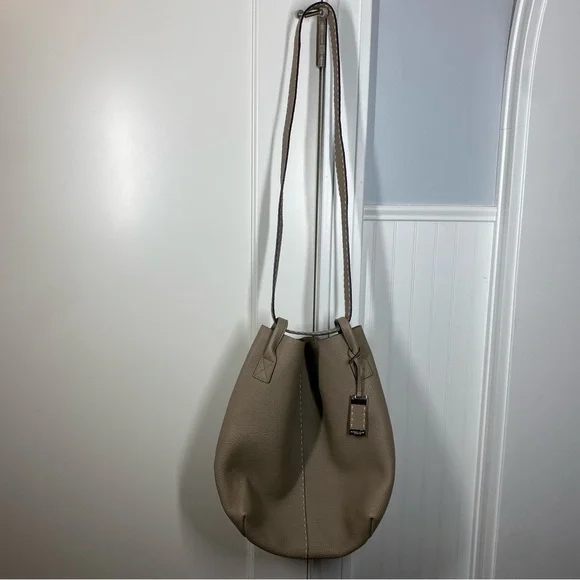 Michael‎ Kors Collection Taupe leather Hobo Bag neutral quiet luxury designer